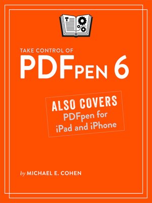 cover image of Take Control of PDFpen 6